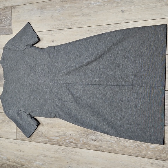 J. Crew Mercantile Short Sleeve Ponte Dress Grey Charcoal Women's 4 Classic - Picture 6 of 9